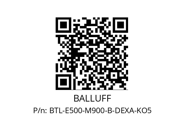   BALLUFF BTL-E500-M900-B-DEXA-KO5