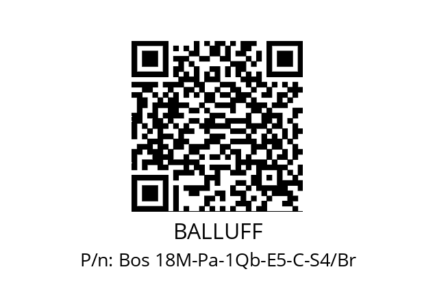   BALLUFF Bos 18M-Pa-1Qb-E5-C-S4/Br