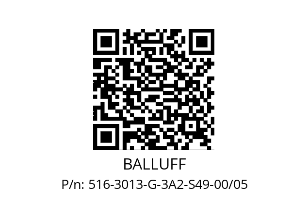   BALLUFF 516-3013-G-3A2-S49-00/05