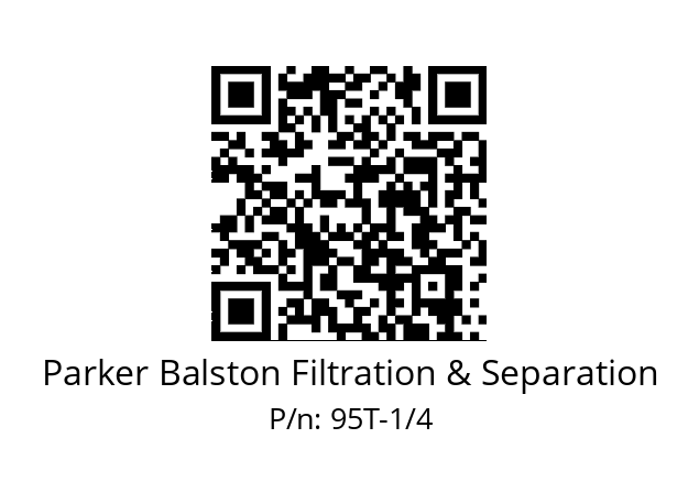   Parker Balston Filtration & Separation 95T-1/4