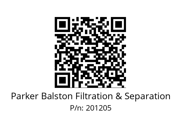   Parker Balston Filtration & Separation 201205