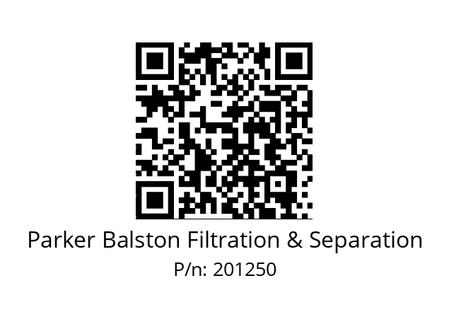   Parker Balston Filtration & Separation 201250