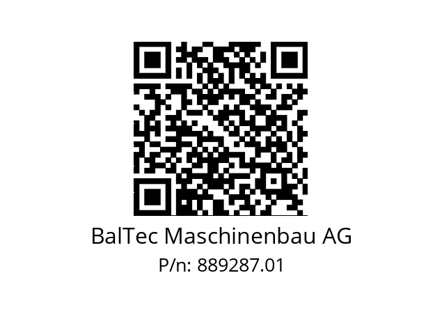   BalTec Maschinenbau AG 889287.01