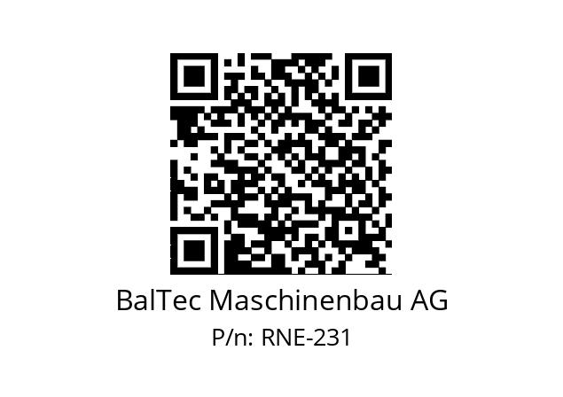   BalTec Maschinenbau AG RNE-231