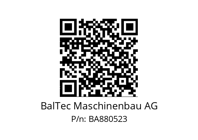   BalTec Maschinenbau AG BA880523