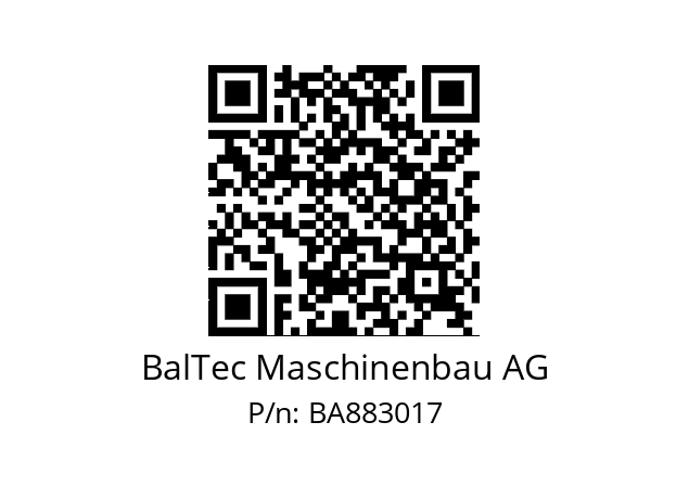   BalTec Maschinenbau AG BA883017