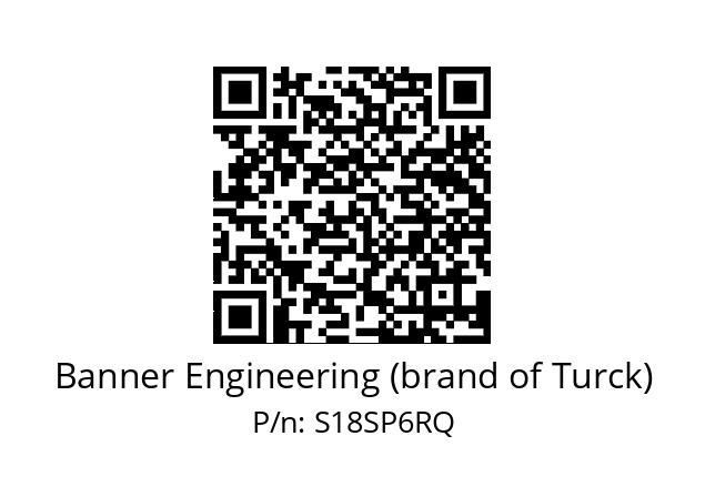   Banner Engineering (brand of Turck) S18SP6RQ