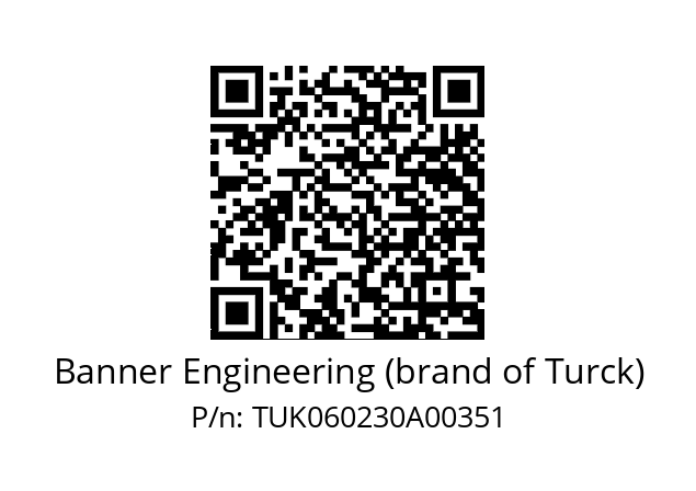   Banner Engineering (brand of Turck) TUK060230A00351