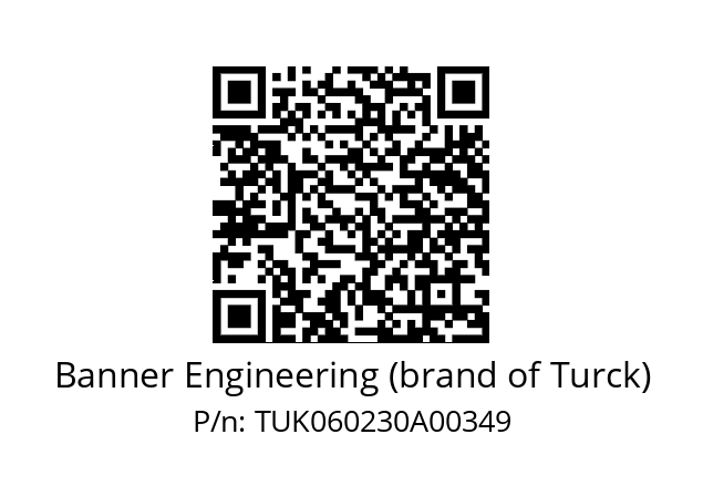   Banner Engineering (brand of Turck) TUK060230A00349