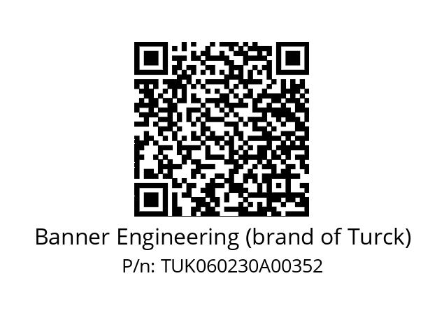   Banner Engineering (brand of Turck) TUK060230A00352