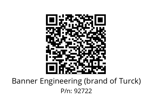   Banner Engineering (brand of Turck) 92722