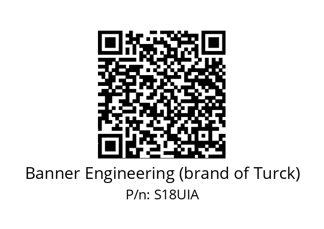   Banner Engineering (brand of Turck) S18UIA