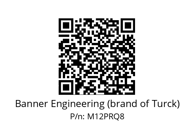   Banner Engineering (brand of Turck) M12PRQ8