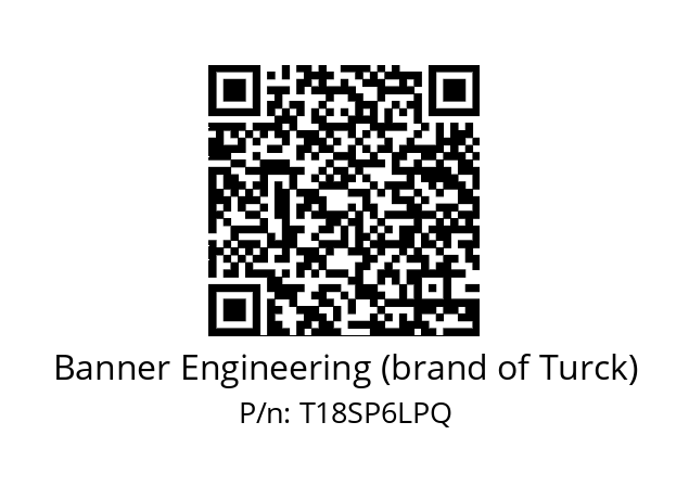   Banner Engineering (brand of Turck) T18SP6LPQ