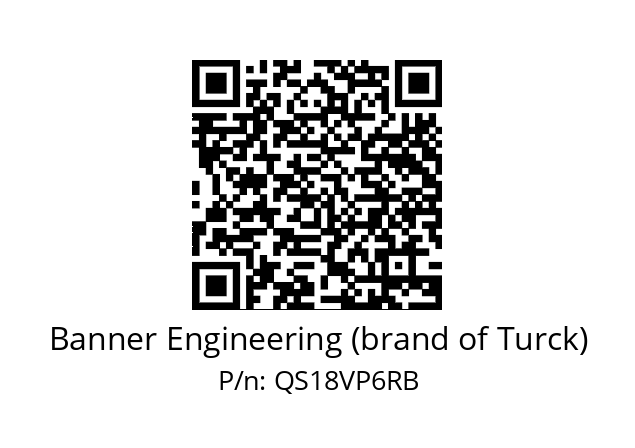   Banner Engineering (brand of Turck) QS18VP6RB