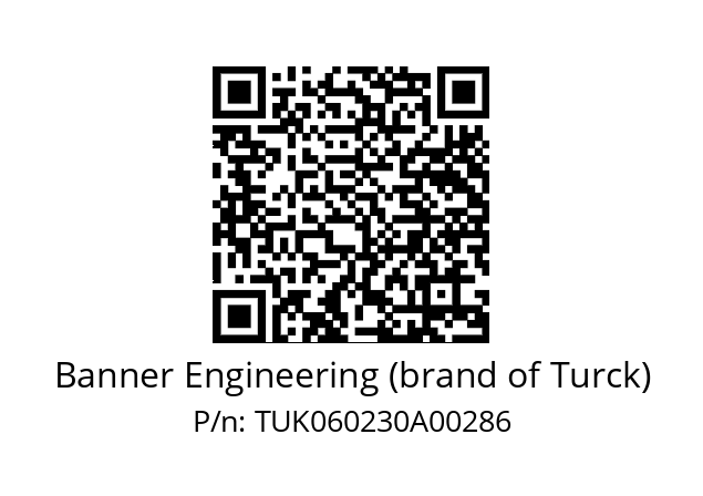   Banner Engineering (brand of Turck) TUK060230A00286