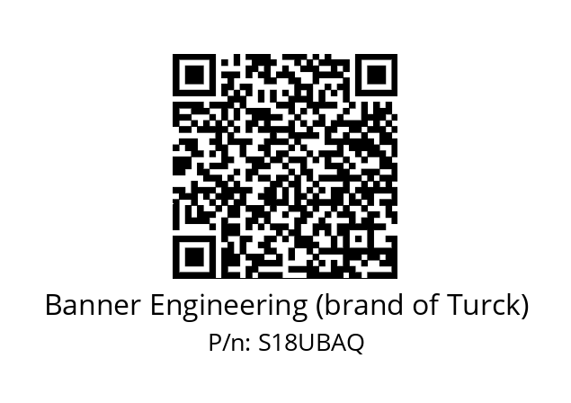   Banner Engineering (brand of Turck) S18UBAQ