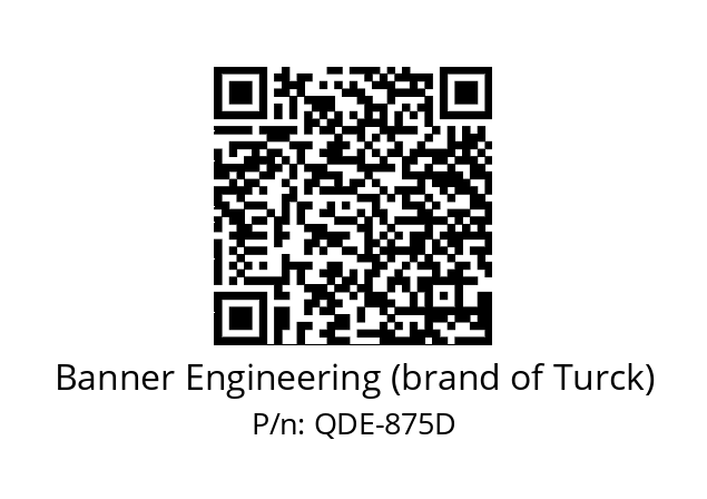   Banner Engineering (brand of Turck) QDE-875D