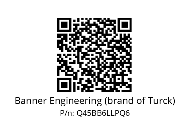   Banner Engineering (brand of Turck) Q45BB6LLPQ6