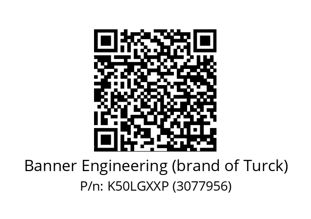   Banner Engineering (brand of Turck) K50LGXXP (3077956)