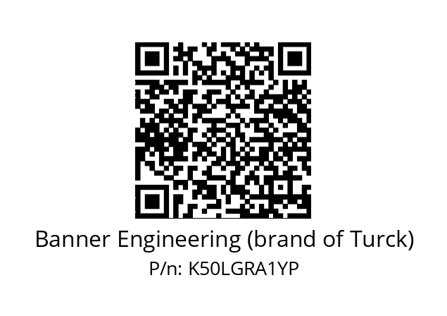   Banner Engineering (brand of Turck) K50LGRA1YP