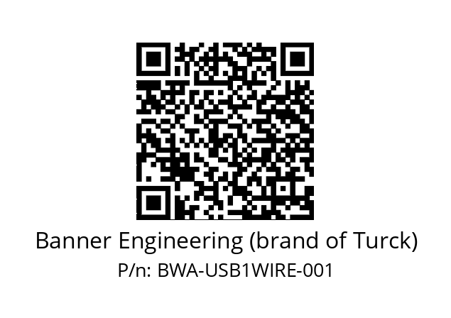   Banner Engineering (brand of Turck) BWA-USB1WIRE-001