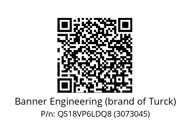   Banner Engineering (brand of Turck) QS18VP6LDQ8 (3073045)