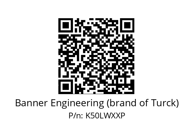   Banner Engineering (brand of Turck) K50LWXXP