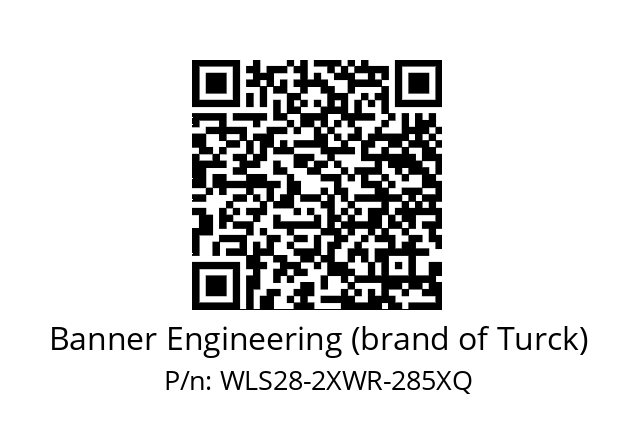   Banner Engineering (brand of Turck) WLS28-2XWR-285XQ