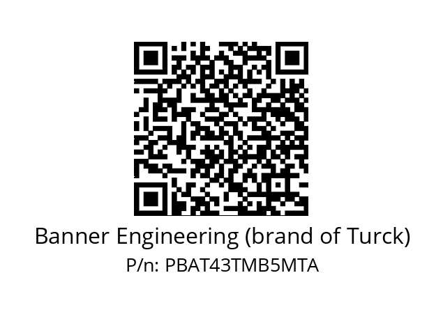   Banner Engineering (brand of Turck) PBAT43TMB5MTA