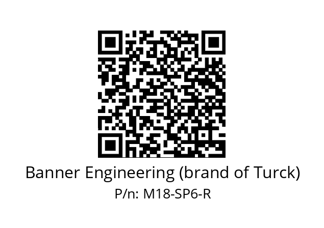   Banner Engineering (brand of Turck) M18-SP6-R