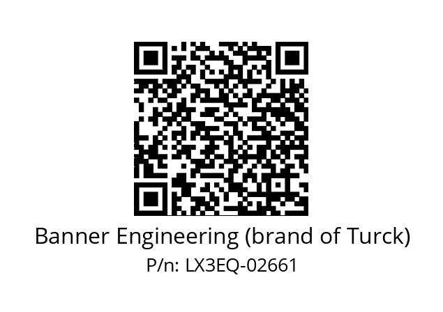   Banner Engineering (brand of Turck) LX3EQ-02661