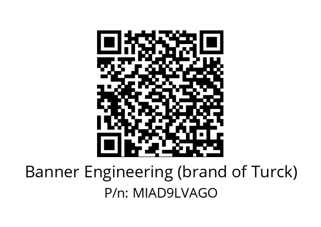   Banner Engineering (brand of Turck) MIAD9LVAGO