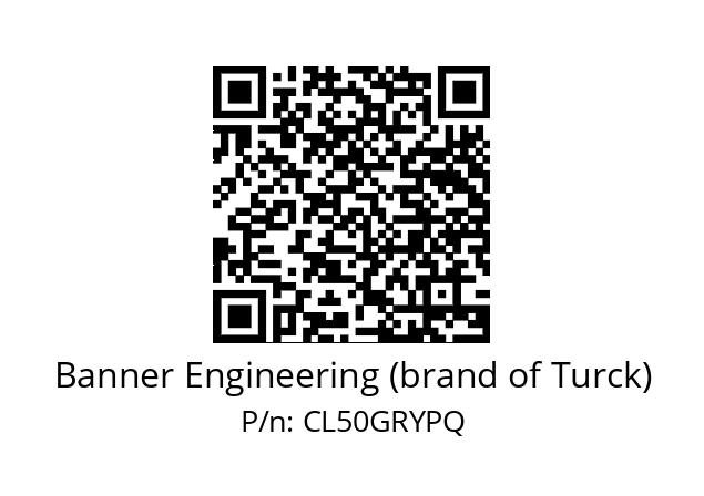   Banner Engineering (brand of Turck) CL50GRYPQ