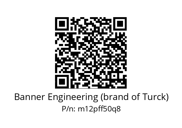   Banner Engineering (brand of Turck) m12pff50q8