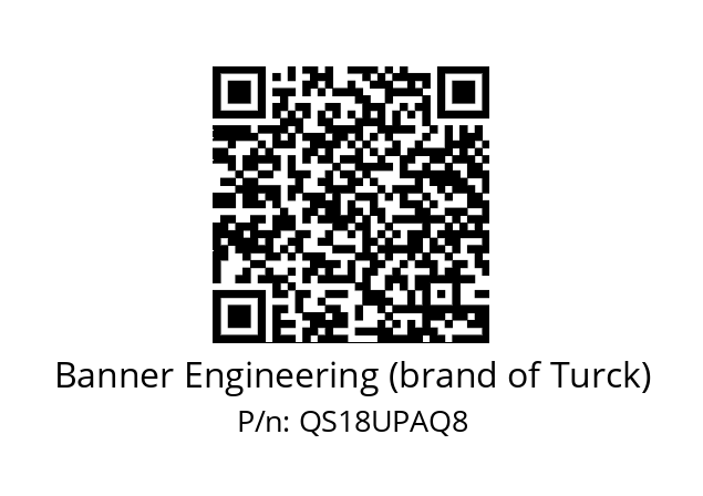   Banner Engineering (brand of Turck) QS18UPAQ8