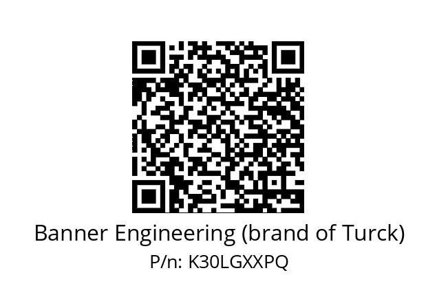   Banner Engineering (brand of Turck) K30LGXXPQ