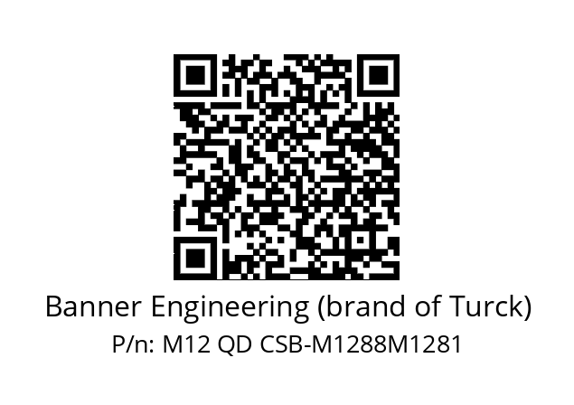   Banner Engineering (brand of Turck) М12 QD CSB-M1288M1281