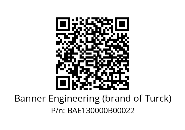   Banner Engineering (brand of Turck) BAE130000B00022