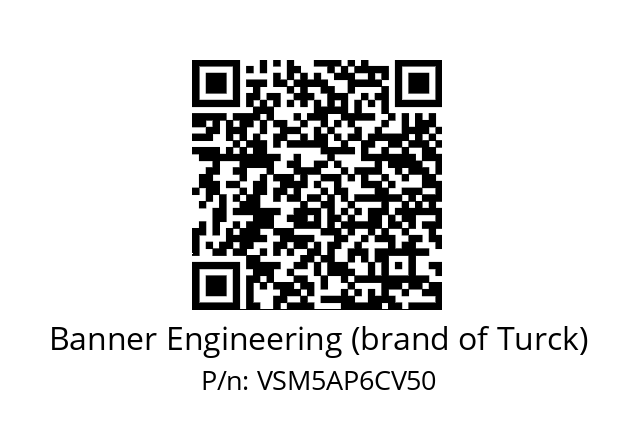   Banner Engineering (brand of Turck) VSM5AP6CV50