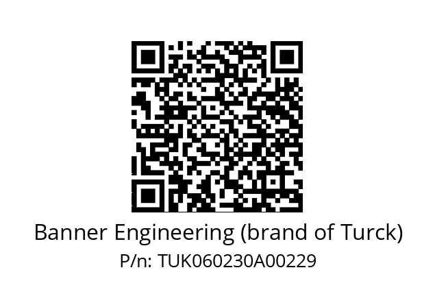   Banner Engineering (brand of Turck) TUK060230A00229