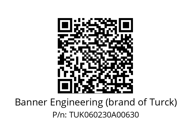   Banner Engineering (brand of Turck) TUK060230A00630