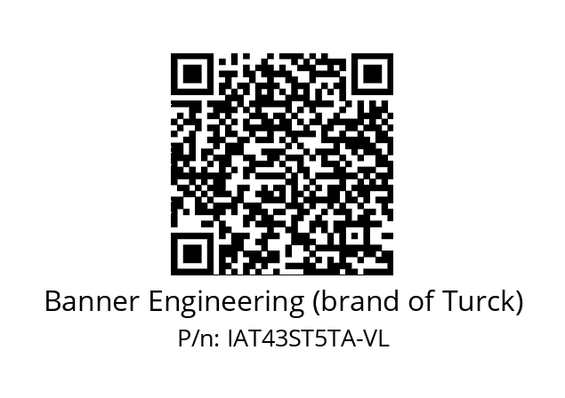   Banner Engineering (brand of Turck) IAT43ST5TA-VL