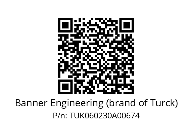   Banner Engineering (brand of Turck) TUK060230A00674