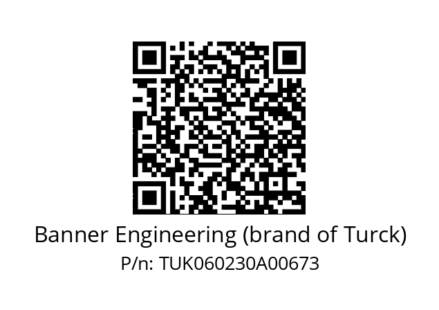   Banner Engineering (brand of Turck) TUK060230A00673