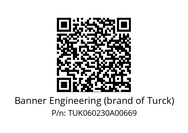   Banner Engineering (brand of Turck) TUK060230A00669