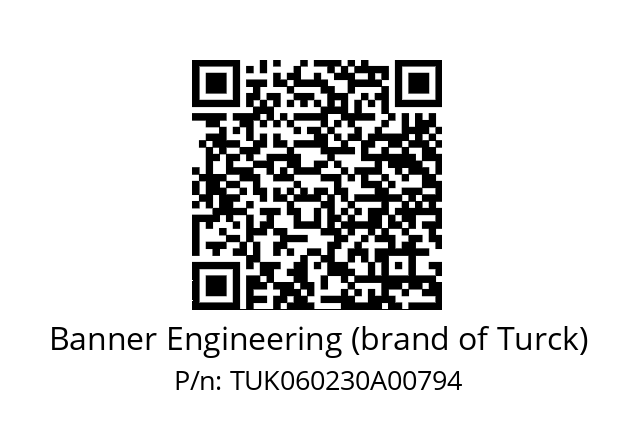   Banner Engineering (brand of Turck) TUK060230A00794