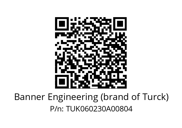   Banner Engineering (brand of Turck) TUK060230A00804