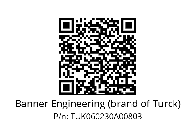   Banner Engineering (brand of Turck) TUK060230A00803