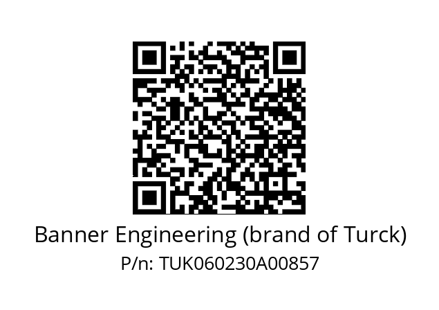   Banner Engineering (brand of Turck) TUK060230A00857